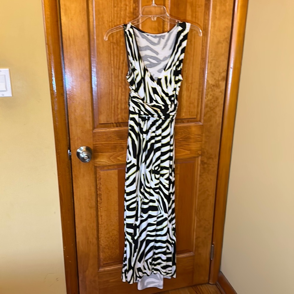 Maxi zebra pattern dress Size S (no tag info)